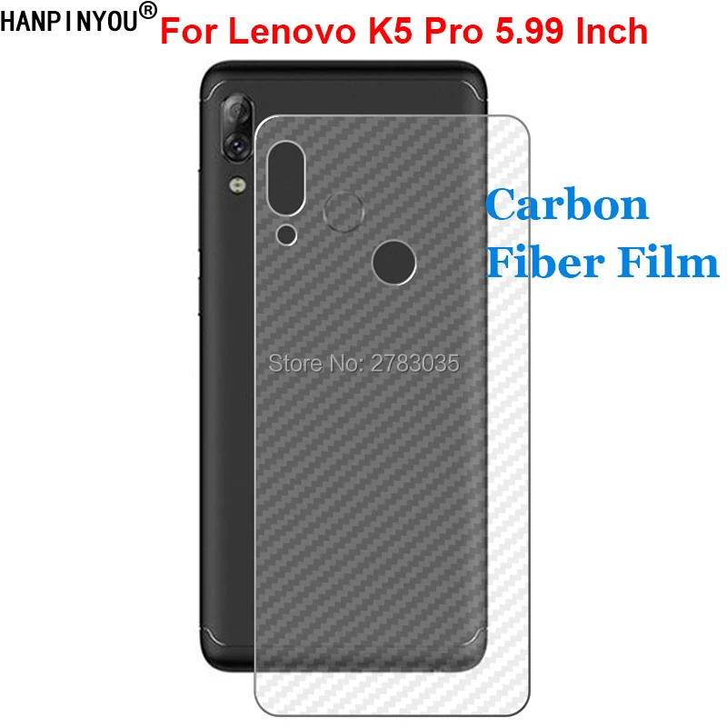 Прочная задняя пленка из углеродного волокна для Lenovo K5 Pro K5Pro 5 99 дюйма с защитой от
