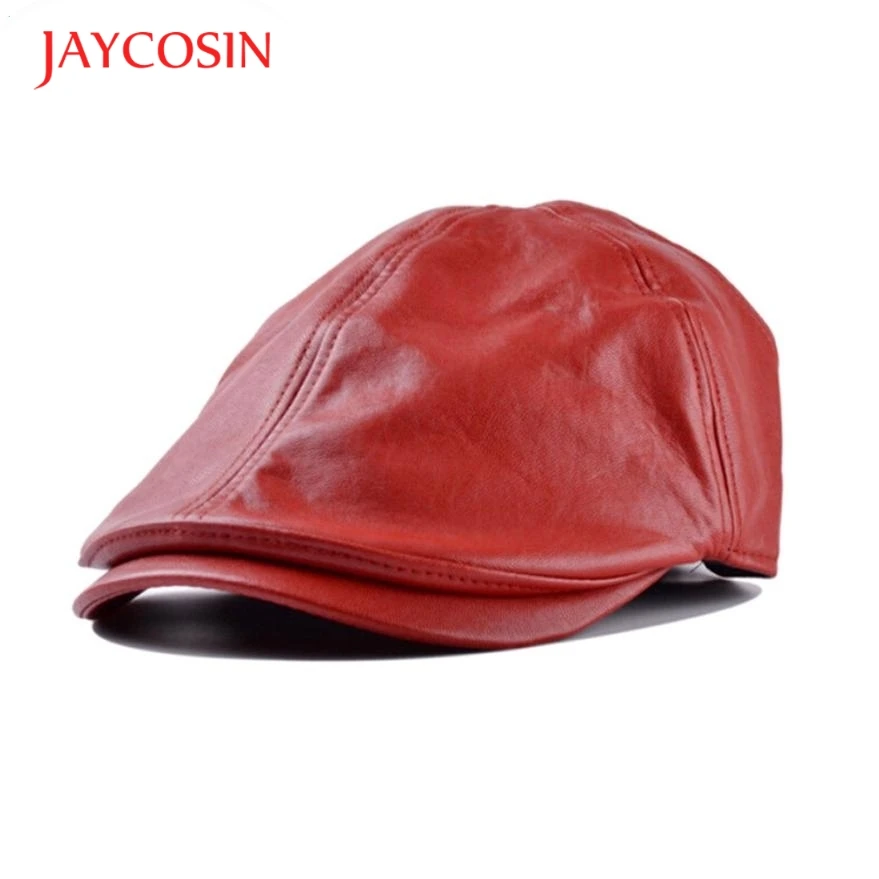 JAYCOSIN Новая мода Винтаж искусственная кожа берет кепки для мужчин и женщин унисекс шапки 160418 Прямая поставка