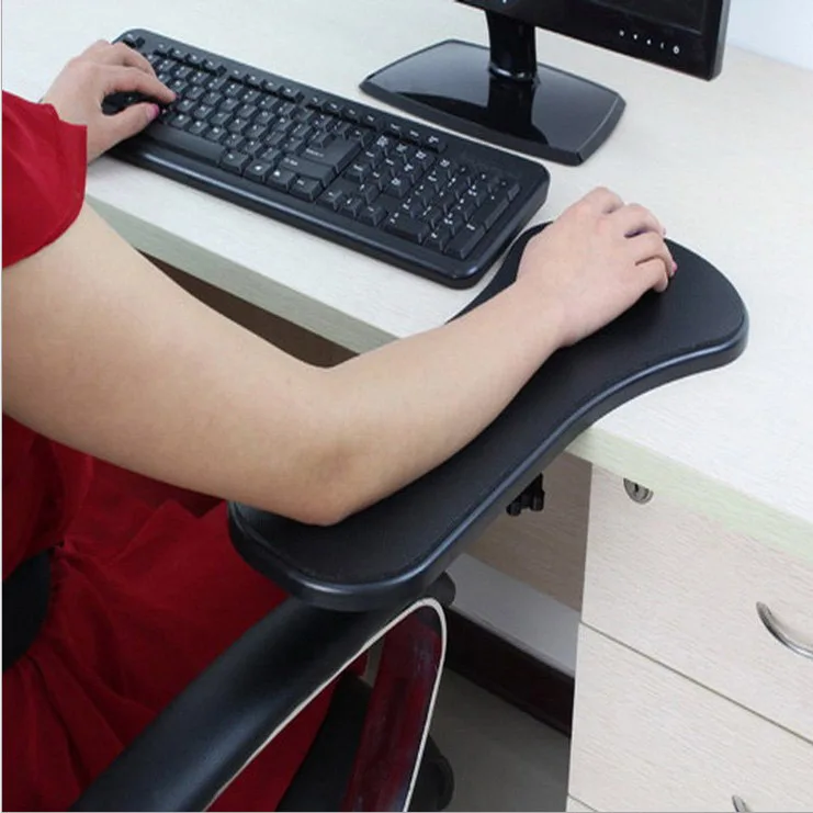 Double Attachment Computer Arm Rest Support Rest&ampplay prevent cervical spondylosis plate Mouse Pad For Chair/desk Free Shipping |