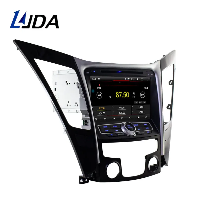 LJDA Android 10 автомобильный dvd-плеер для HYUNDAI SONATA 2012 2013 2Din Автомагнитола gps Навигация стерео Мультимедиа wifi автоаудио