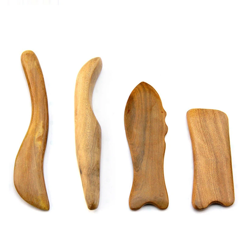 1x деревянный массажный Многофункциональный полный корпус акупунктурные