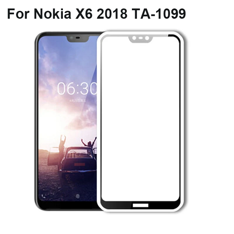 1 шт. ультратонкое высококачественное защитное закаленное стекло для Nokia X6 X 6 2018