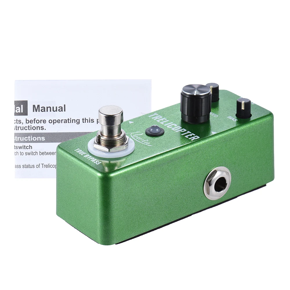 

Mini Tremolo Guitar Effect Pedal True Bypass Aluminum Alloy Body