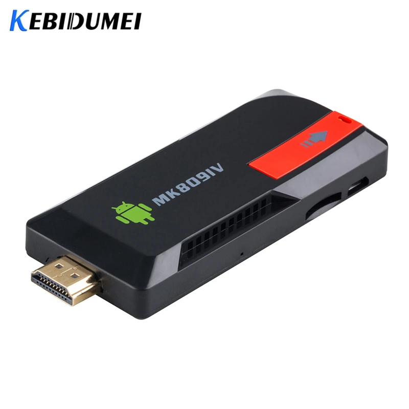 Kebidumei Bluetooth Smart ТВ коробка ТВ Беспроводной ключ WI-FI ТВ стикер для метаний в играх 2 ГБ 8 ГБ аудио конвертер MK809IV ЕС/США штекер для Android