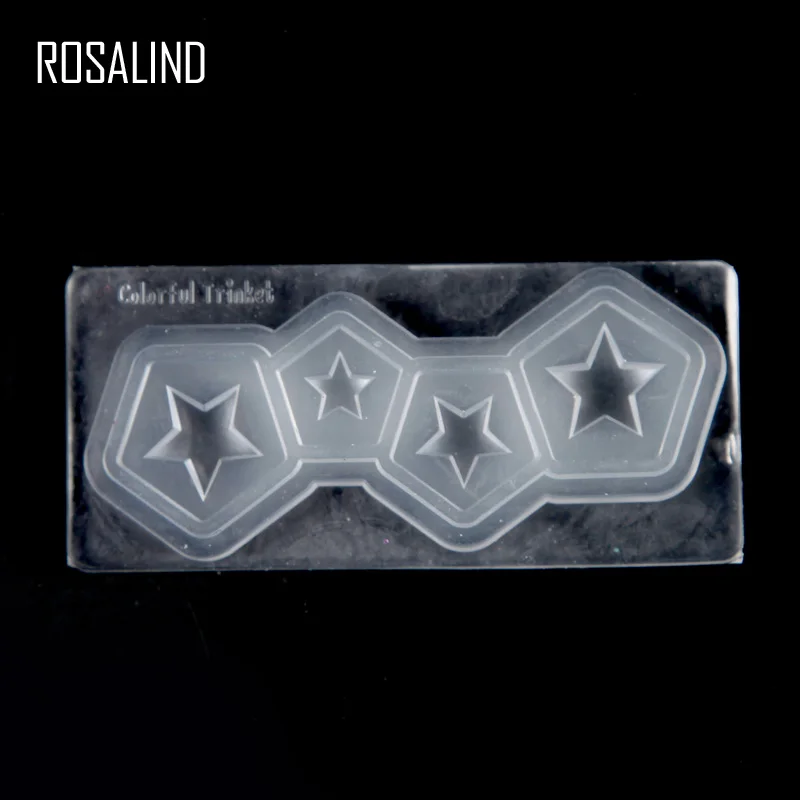 ROSALIND 1 шт. 3D кристалл резьба 10 видов конструкций форма Кристалл порошок резной