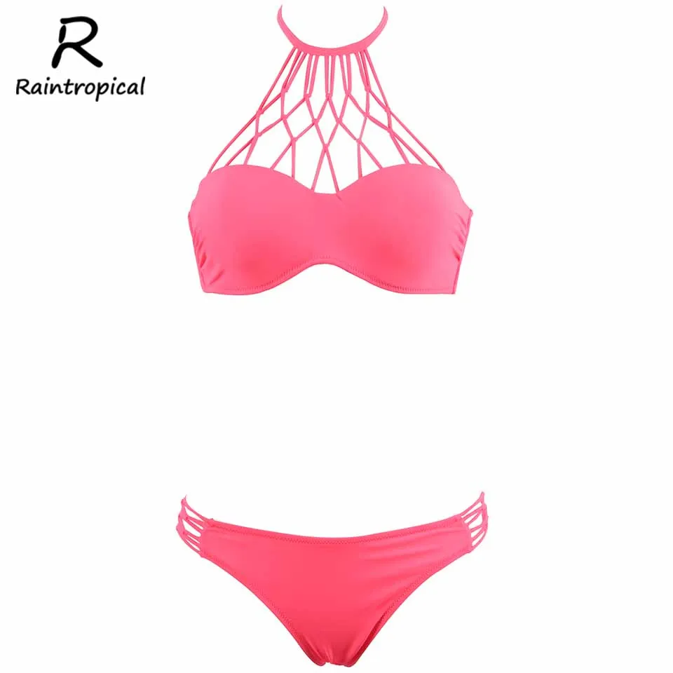 Сексуальный женский купальник с чашками пуш-ап | Женская одежда
