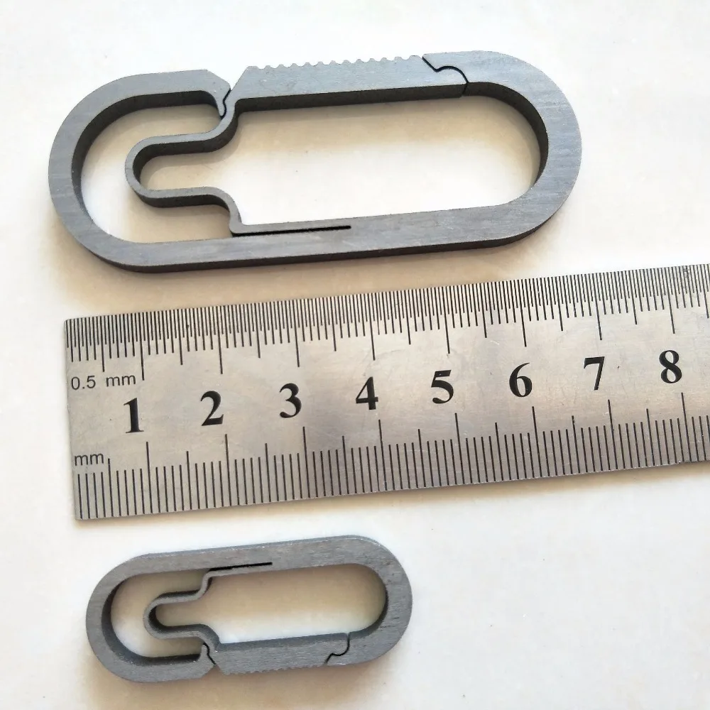 Карабины EDC из титанового сплава кольцо для ключей пряжки автомобиля чистого