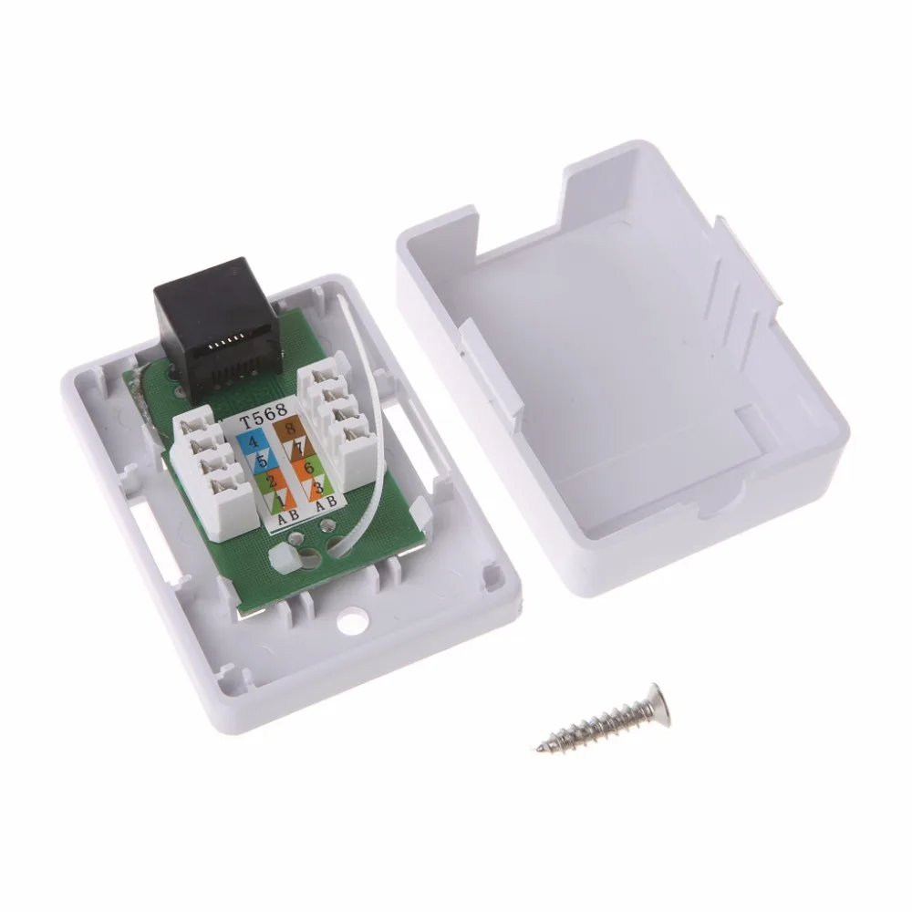 Cat5e RJ45 стандартный адаптер для подключения к интерфейсу 8P8C стандартная модель UTP