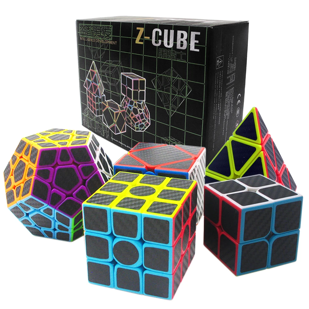 Подарок на день рождения 5 шт./компл. 2x2 3x3x3 скоростной скошенный кубик Megaminx