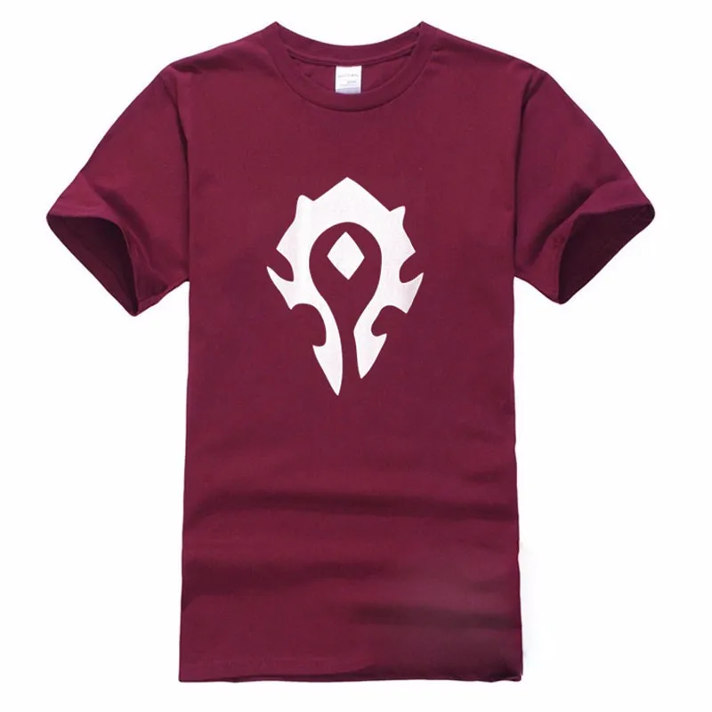Горячее предложение! Распродажа! BAIJOE модные футболки для игры WOW ALLIANCE& Horde, мужские графические хлопковые футболки, летние футболки с коротким рукавом и круглым вырезом, мужские топы