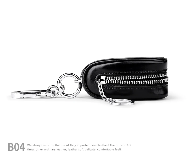 Мужские кошельки из натуральной кожи для автомобильных ключей, органайзер для ключей, ключница на молнии, чехол для ключей, сумка, кошелек, мини PL271