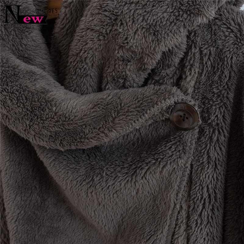 Женская двухсторонняя накидка из овечьей шерсти свободная куртка с рукавом