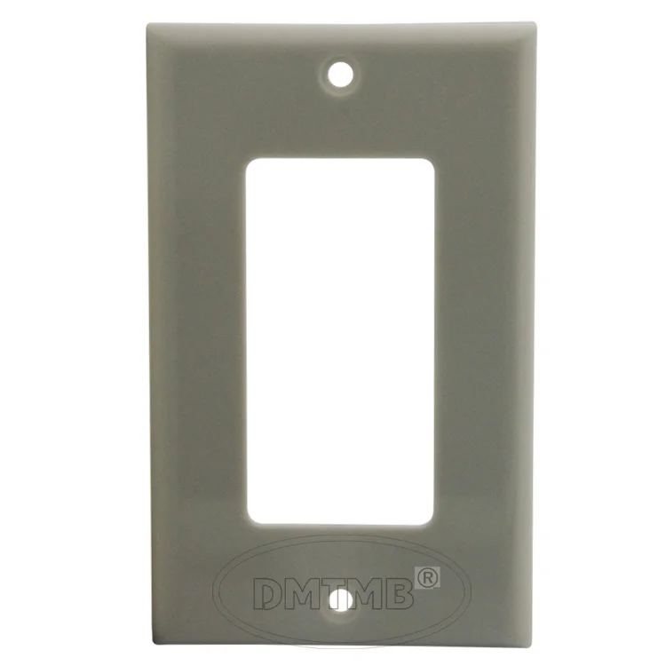 120 type 1 gang лицевая пластина настенная с 114X70 мм и серым цветом|face plate|wall platewall face plate |