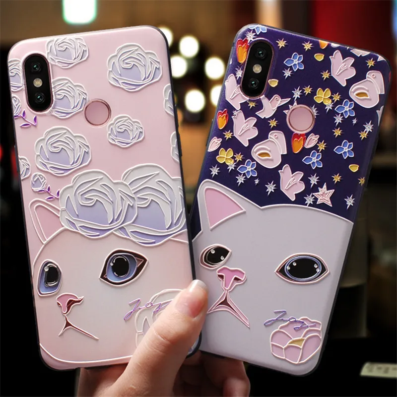 Для Xiaomi redmi 6A Note 5 6 Pro чехлы силиконовый чехол TPU мультфильм для 6a coque fundas Телефон