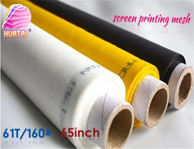 

polyester silk screen printing mesh fabric 59T(150#)*165CM(65" width ) good quality free shipping with fast delivery