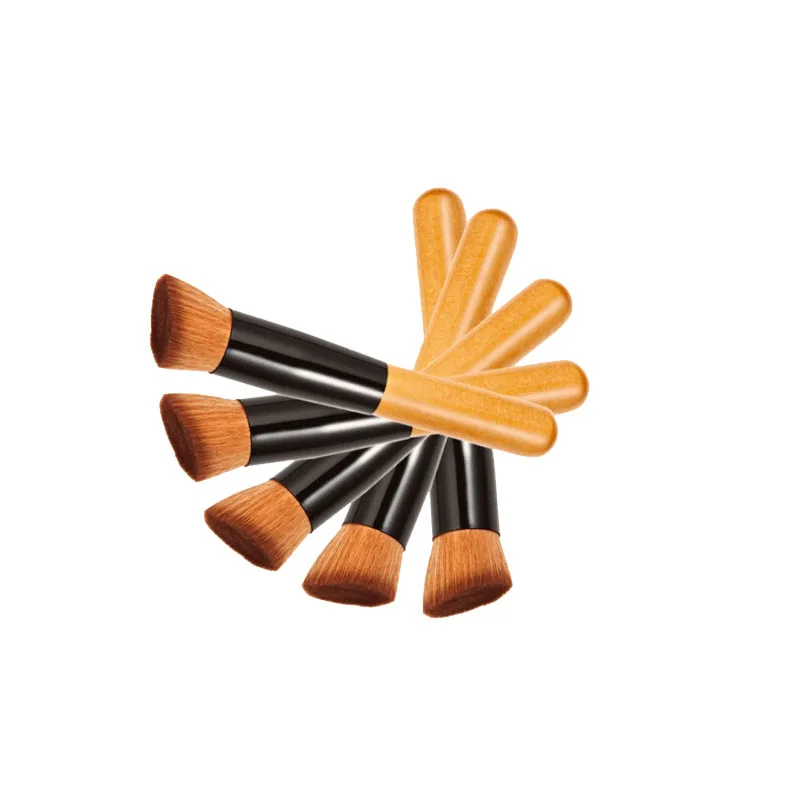 Деревянный тональный крем 1 шт. кисть для пудры румян консилер кисти макияжа лица