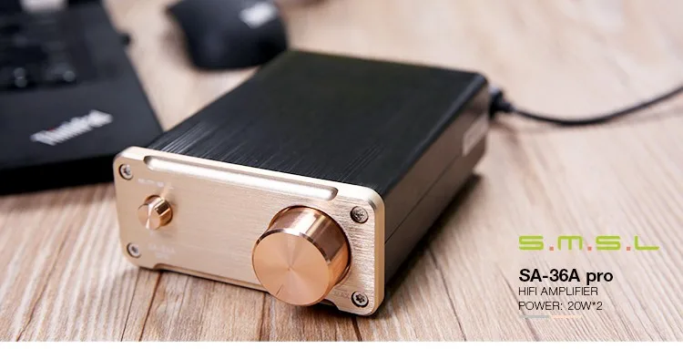 Новейший SMSL SA-36A Pro 20WX2 TDA7492PE HIfi аудио цифровой усилитель класса d усилитель мощности с 12 В источник питания