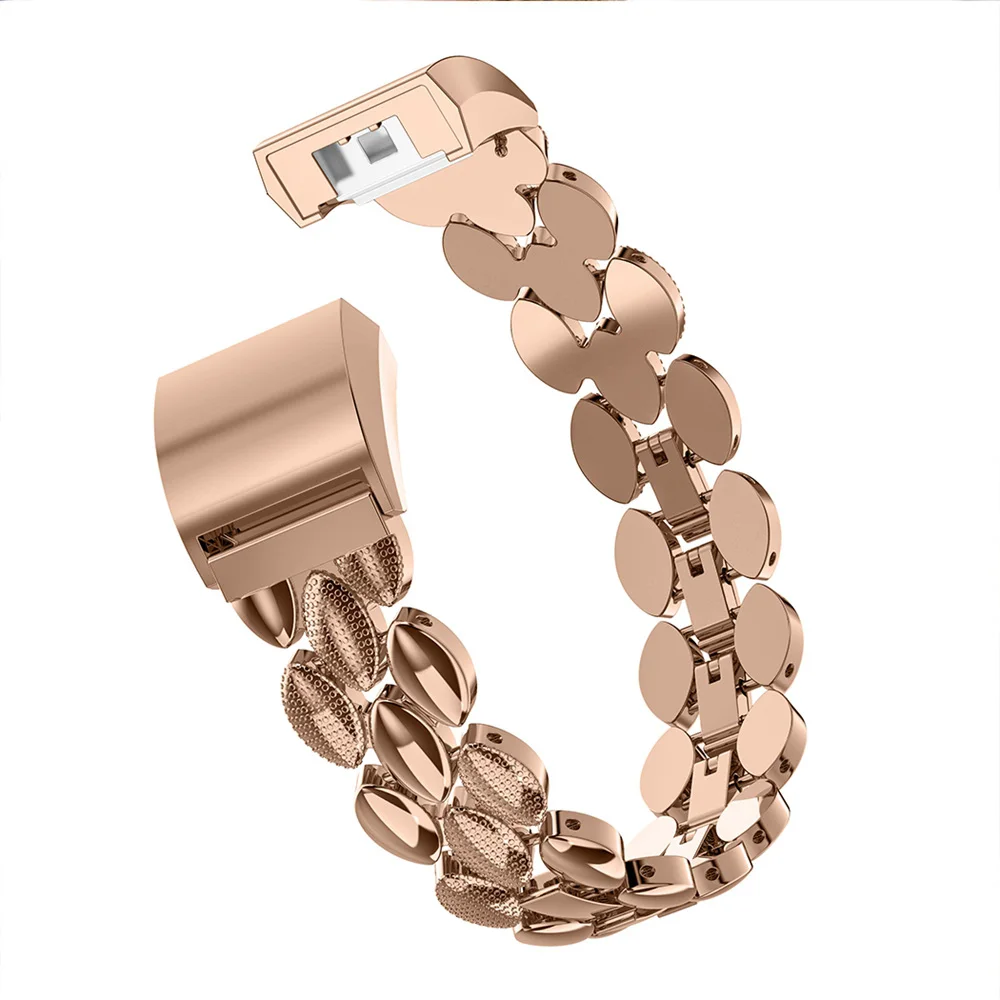 RGold Металлический ремешок для браслета Fitbit Charge 2 ремешок складная застежка браслет из нержавеющей стали для Fitbit charge2 браслеты Замена аксессуаров - Цвет ремешка: RGold
