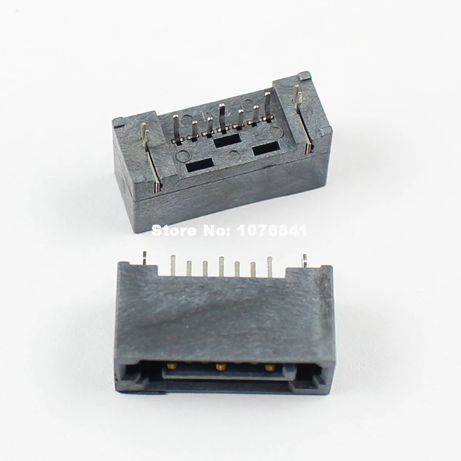10 шт. в партии SATA тип 7 Pin прямой DIP разъем для жесткого диска HDD