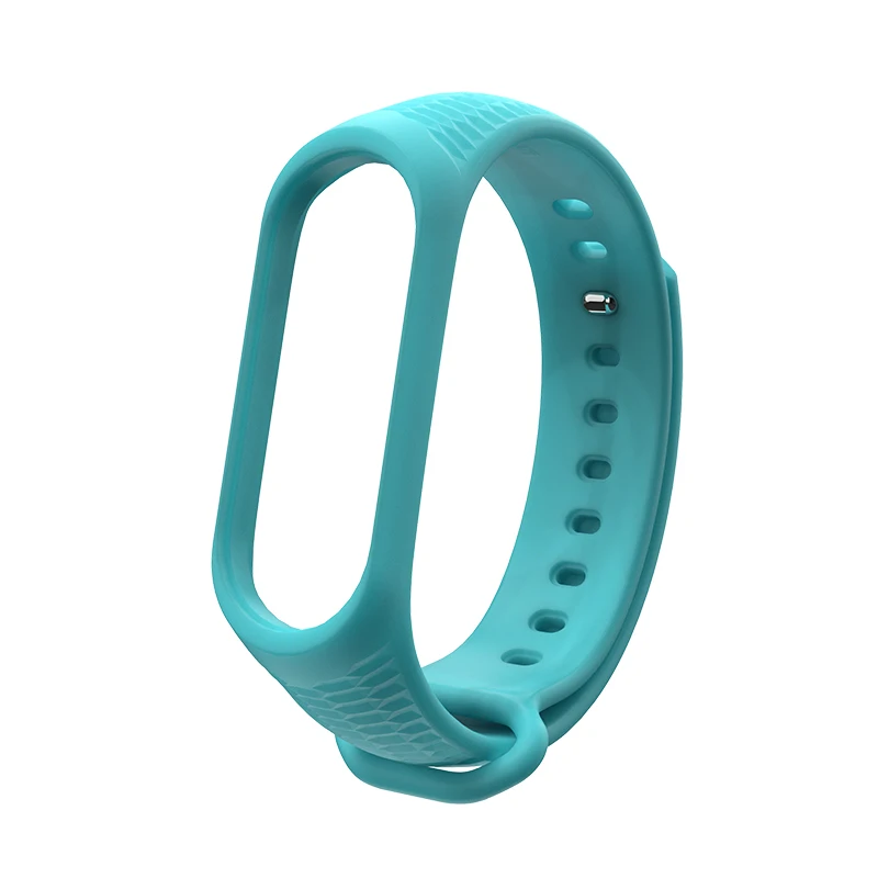 Aurora/силиконовый ремешок на запястье mi Band 4, 3, браслет на запястье для Xiaomi mi band, 4, 3, смарт-часы, браслет, спортивный mi band 4, 3, ремешок - Цвет: blue
