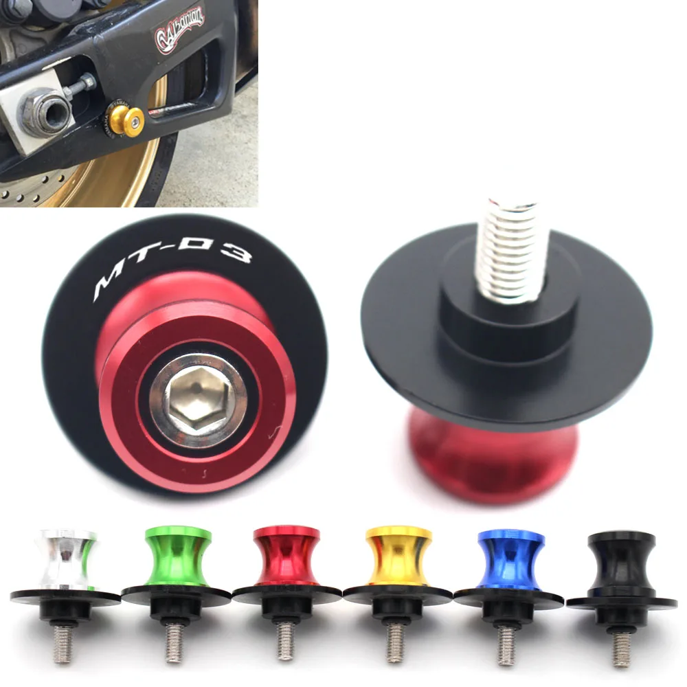 

Swingarm Sliders Spools Screws Stand Slider Motorcycle For Yamaha MT-03