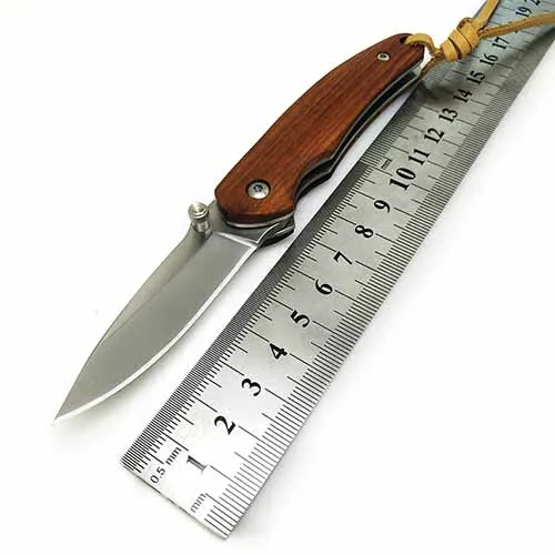Steel Blade BGT ручной походный складной нож 8CR18MOV/9CR18MOV лезвие деревянная ручка охотничьи Тактические фруктовые Карманные Ножи EDC инструменты - Цвет: Steel Blade