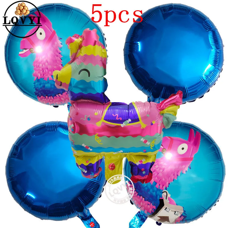 Флуоресцентный желтый 5 шт./компл. 18 дюймов лама Альпака Pinata фольга гелиевые шары Единорог вечерние шары детский душ Globos украшения для вечеринки в честь Дня рождения игрушки - Цвет: Флуоресцентный желтый