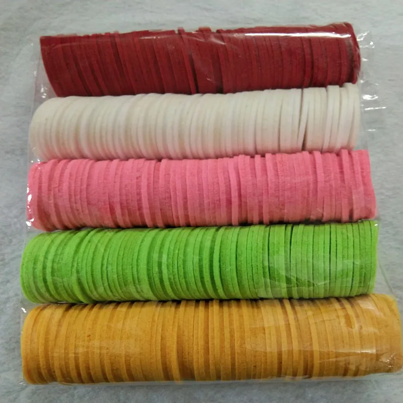 ZYOKRA диаметр 4,5 см 50 шт. Симпатичные конфетные цвета 2 мм круглые нетканые войлочные DIY фетры для украшения своими руками