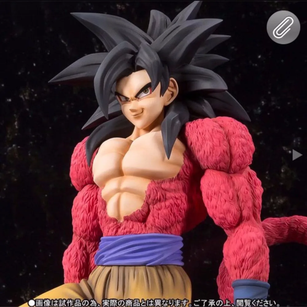 Горячий 28 см Жемчуг дракона GT Супер Saiyan 4 Сон Гоку пластиковая фигурка какаротто Коллекция игрушек кукла рождественский подарок без коробки