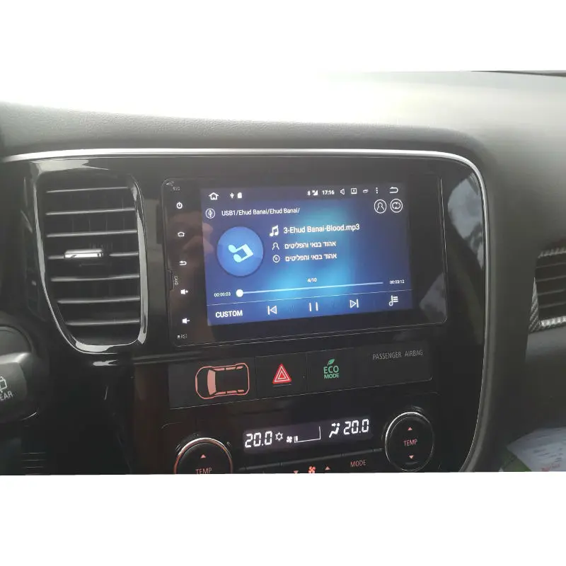 Aoluoya Android 7 1 2 Din автомобильный DVD плеер GPS навигация для Mitsubishi Pajero V93 V97 Outlander 2012 2015 Sport