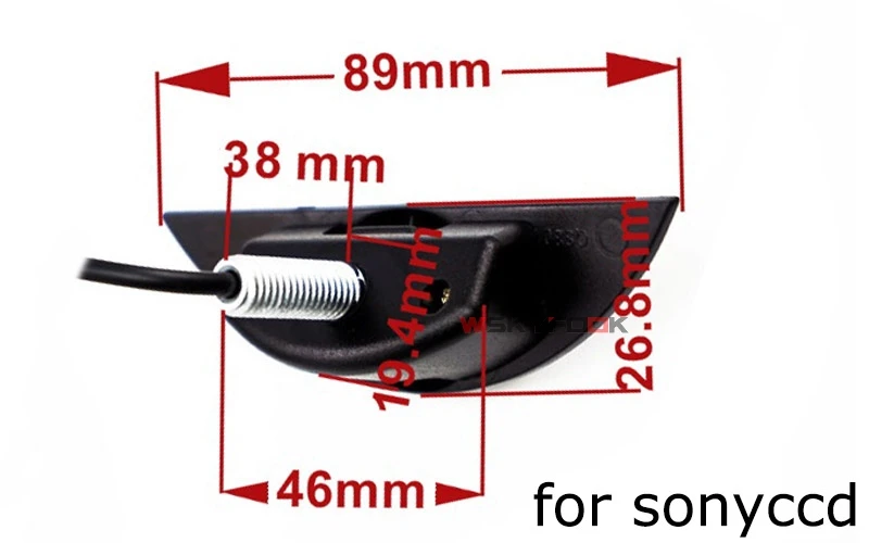 8019-2 sonyccd 180deg HD CCD Автомобильная камера переднего вида для VOLVO Передняя камера SL40 SL80 XC60 XC90 S40 S80 C70 C30 V40 v50 v60 s80 ночное видение - Название цвета: 8019-2 sonyccd