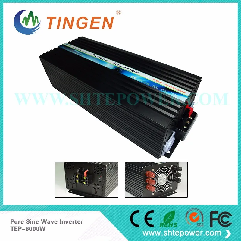 DC 12V/24V to AC 220V/230V Pure Sine Wave Power Inverter 6000W DC 12V/24V to AC 220V/230V Pure Sine Wave Power Inverter 6000W