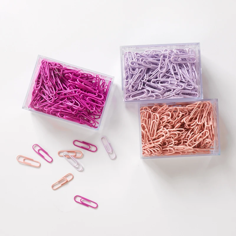 200 шт./лот 70 разноцветные Зажимы для бумаги разных размеров|paper clips sizes|paper clipsdifferent