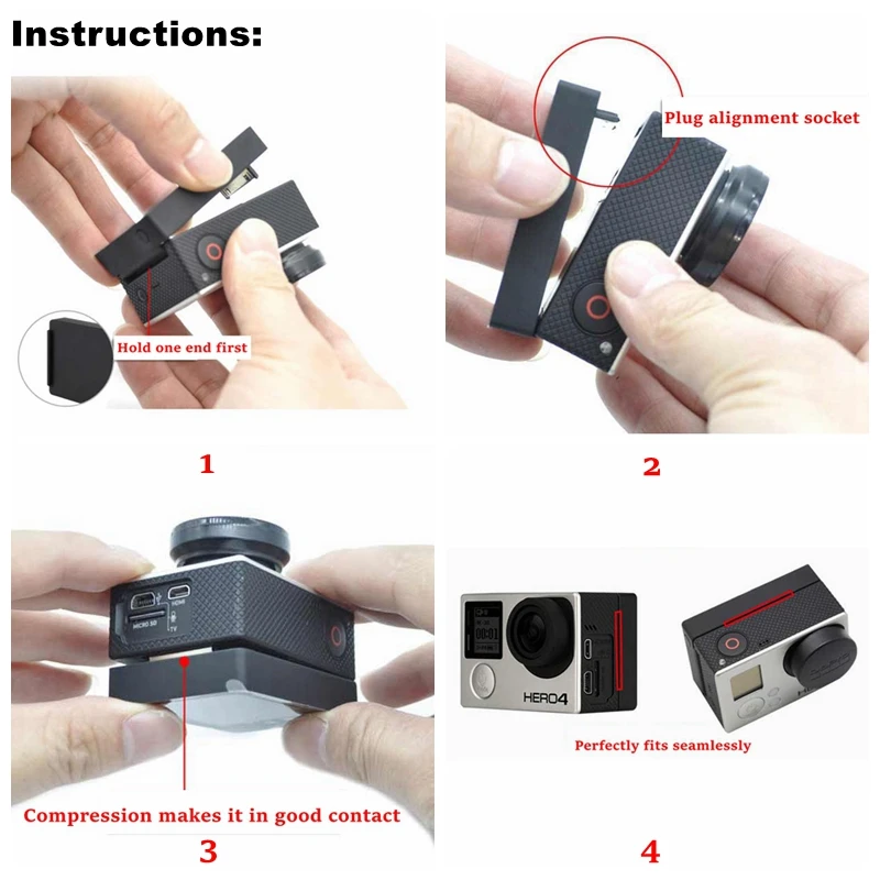 Внешний ЖК дисплей для GoPro BacPac монитор + Водонепроницаемый Чехол задняя крышка Go