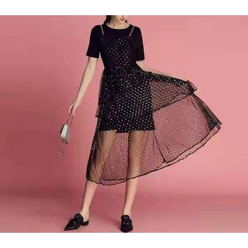 Высокое качество новая мода 2020 дизайнерское подиумное женское длинное черное