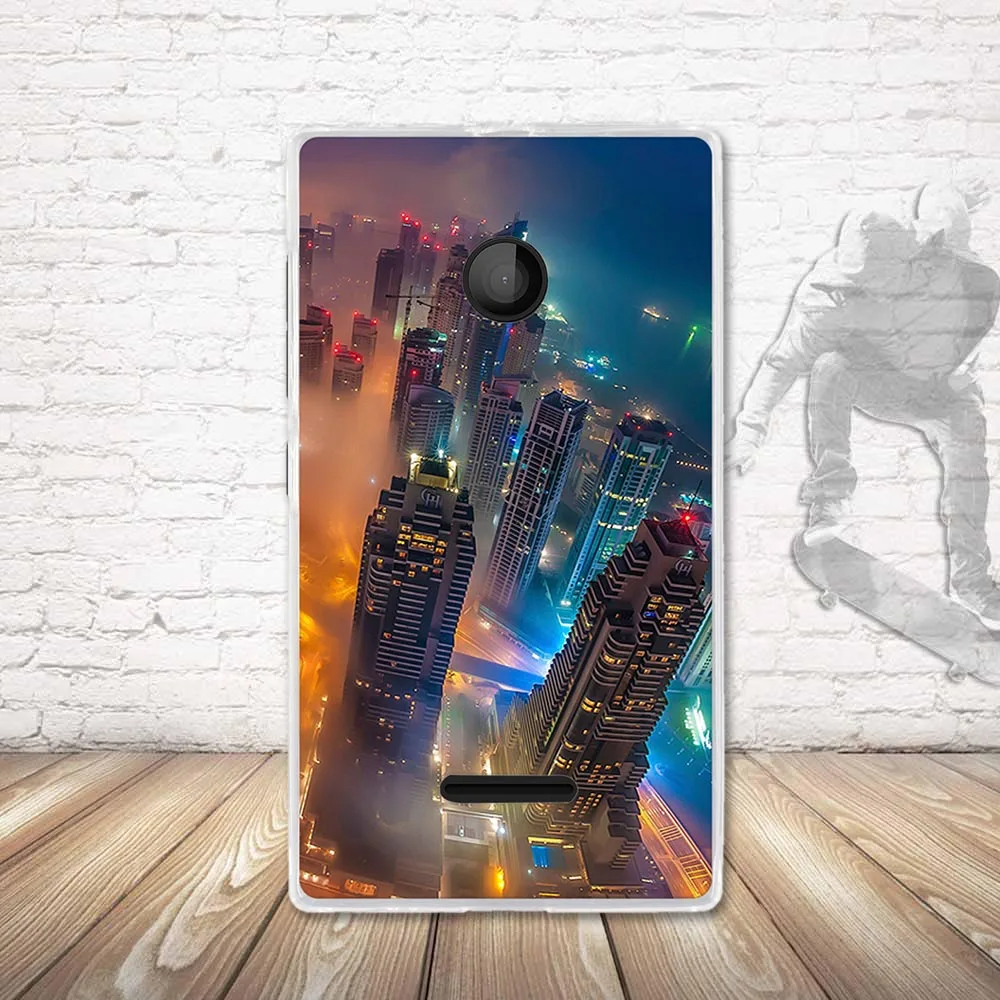 Чехол из ТПУ для Nokia Microsoft Lumia 435 роскошный чехол накладка модный крутой мягкий