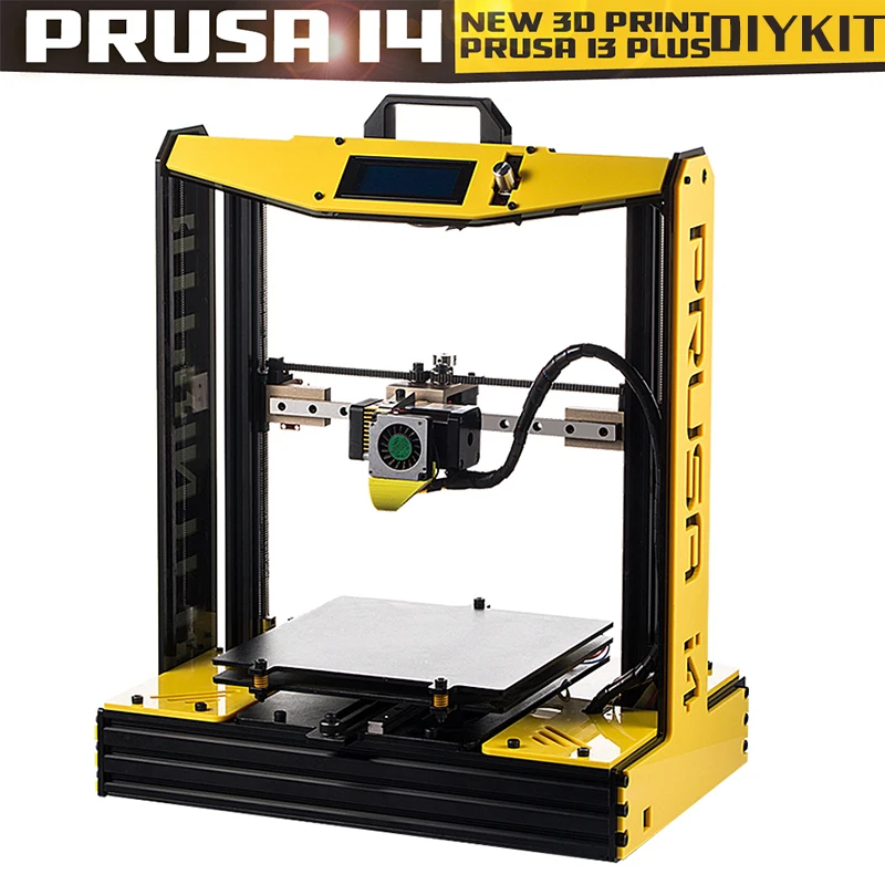 Высокоточный 3D принтер размера плюс Prusa i4 с 2 рулонами нити + SD карта в подарок|3d
