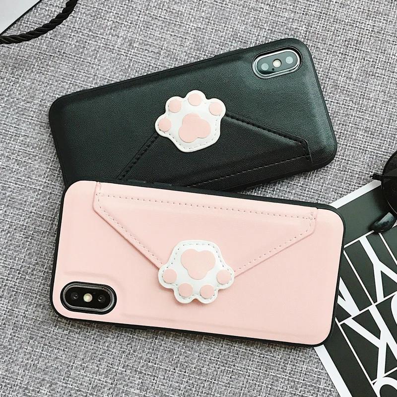 Чехол бумажник из искусственной кожи для iPhone 11 Pro X Xr Xs Max 6 6s 7 8 Plus|Бамперы| |