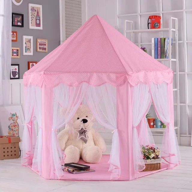 Детские игрушечные палатки Tipi в помещении для детей, игровой замок, Игровая палатка, домик, вигвам, детские игрушки для От 0 до 14 лет - Цвет: C