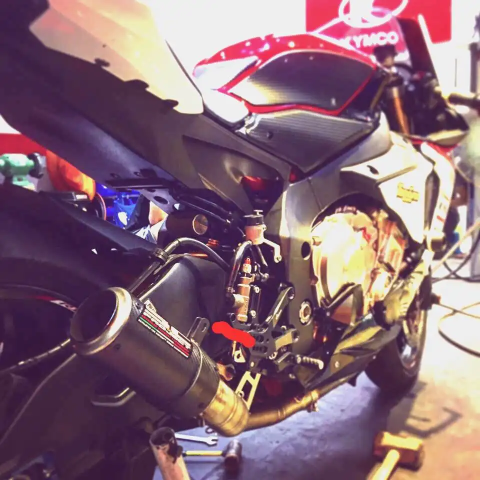 Слипоны полный Системы для Yamaha YZF R1, 15, 16, 17, мотоциклетный глушитель выброса выхлопных газов набор с передней среднего звена трубы углеродного Сталь