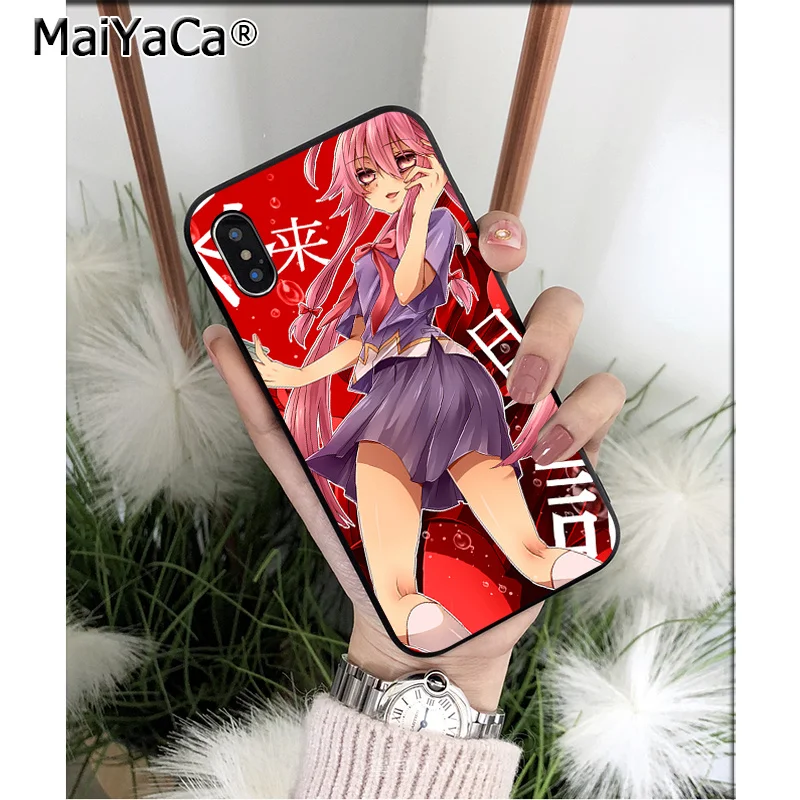 MaiYaCa кровавый Аниме дневник будущего Mirai Nikki силиконовый мягкий чехол для телефона из ТПУ для iPhone 8 7 6 6S Plus 5 5S SE XR X XS MAX - Цвет: A13