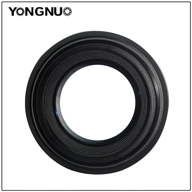 Средний телеобъектив YONGNUO EF 85 мм f/1,8 USM для зеркальных фотокамер Canon с блендой, стандартный объектив yn85мм f1.8 с фиксированным фокусом