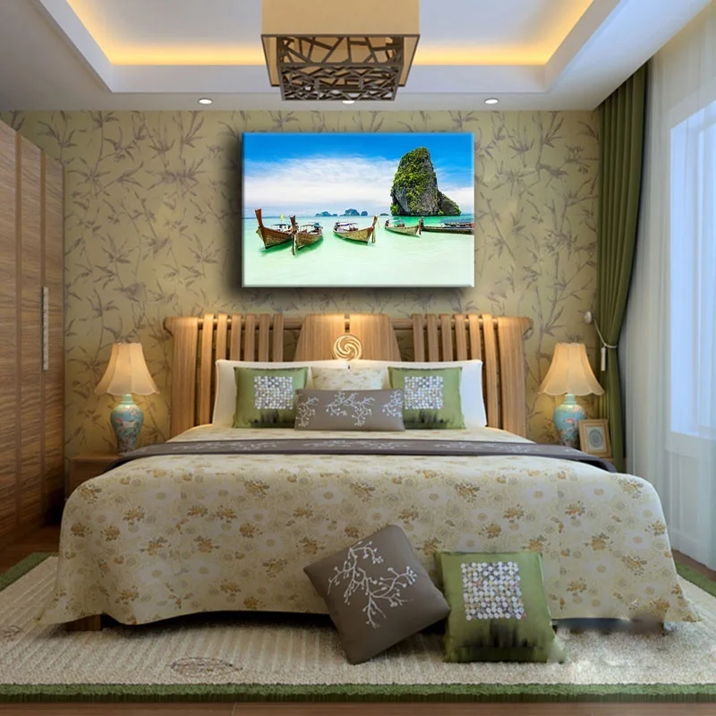 Принты для домашнего декора картина 1 панель морской тропический Райский пляж