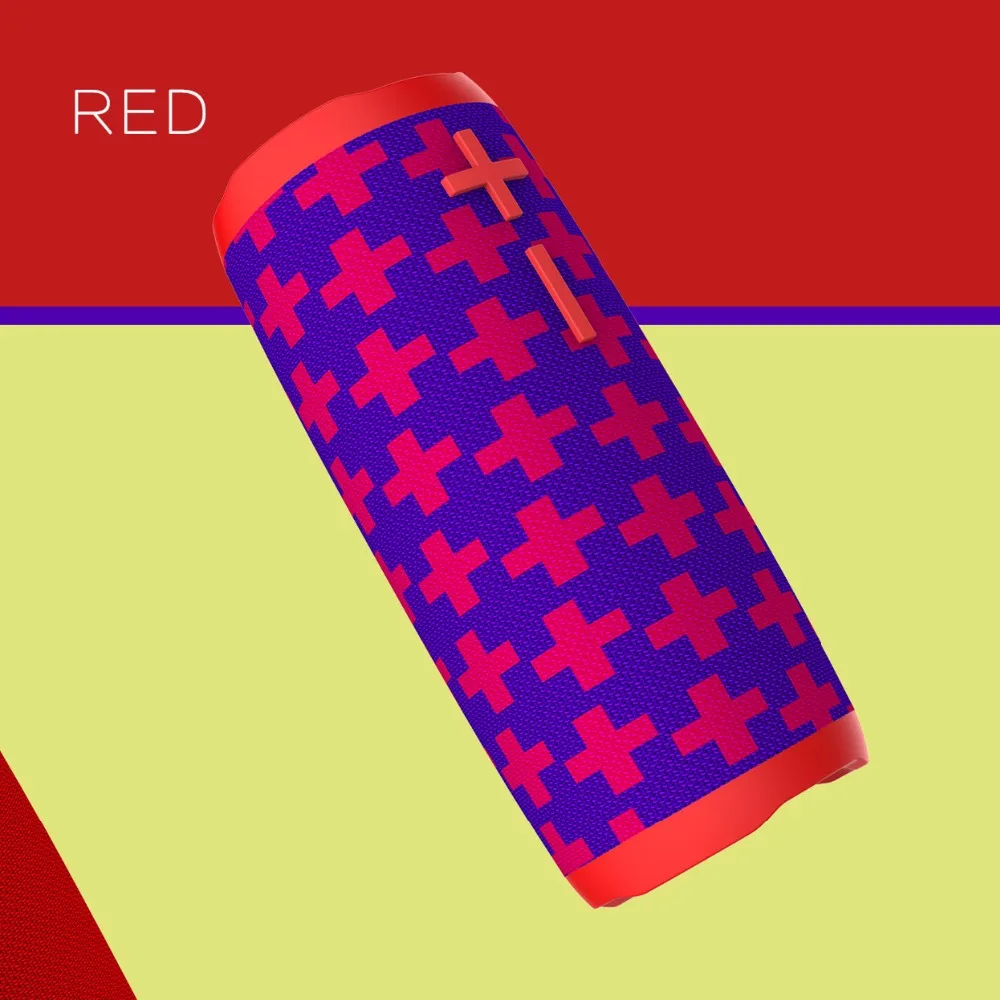 camouflage red HOPESTAR P10 Портативный беспроводной Bluetooth 4,2 динамик поддержка USB мощность Bnak TF fm-радио открытый 3D стерео динамик s Музыкальная Коробка - Цвет: camouflage red