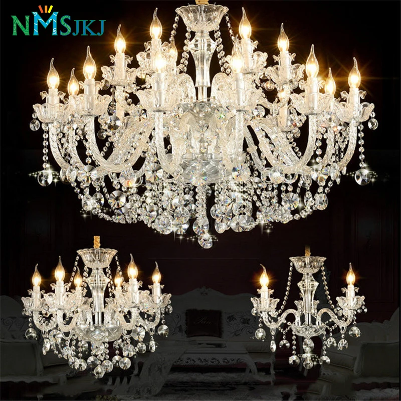 Европейский Стиль K9 хрустальная люстра светильник класса люкс Крытый настенный