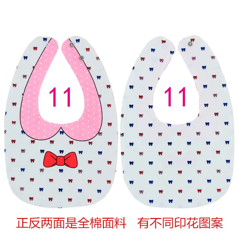11 Adjustable Baby Bibs EVA Plastic Waterproof Lunch Feeding Bibs Baby Cartoon Feeding Cloth Children Baby Apron Babador de bebe - Цвет: 11