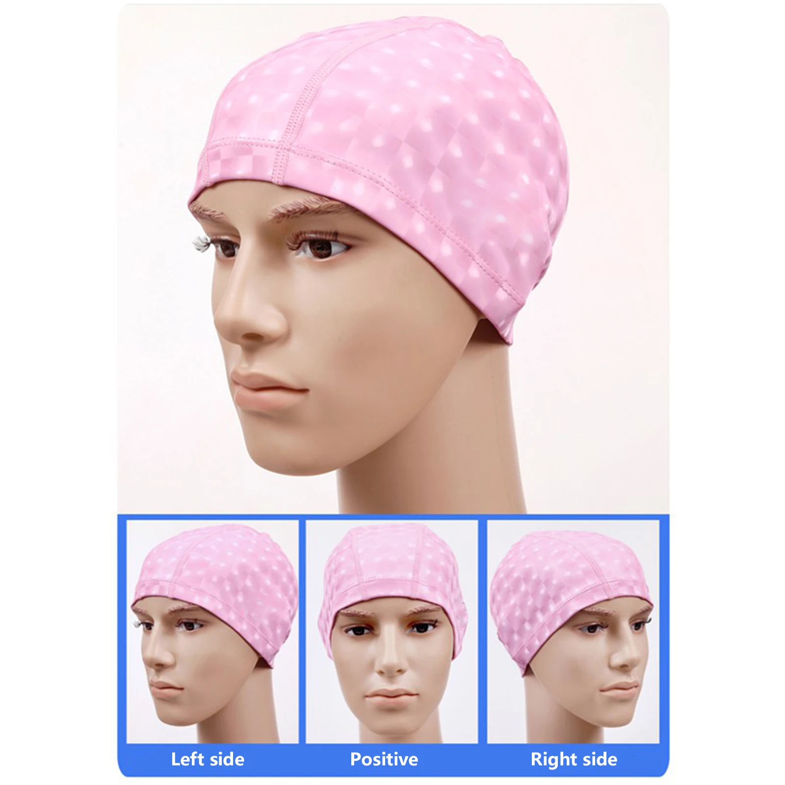 

Waterproof Swimming Hat Caps High Elastic 2019 Summer Water Sports Swimming Cap For Men Women Adults Bathing Caps
