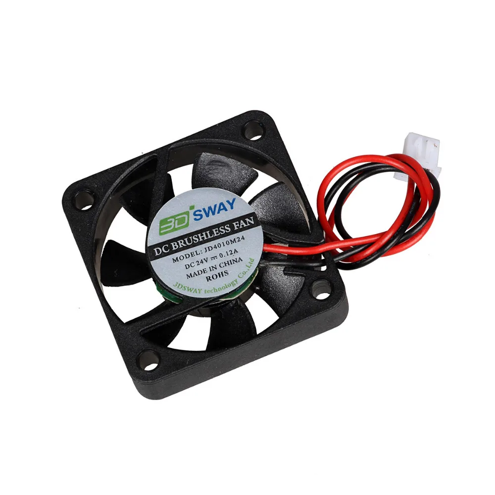3DSWAY 3D принтеры Запчасти AC/DC 12V/24V гидравлический вентилятор охлаждения 40*10 мм 4010 с