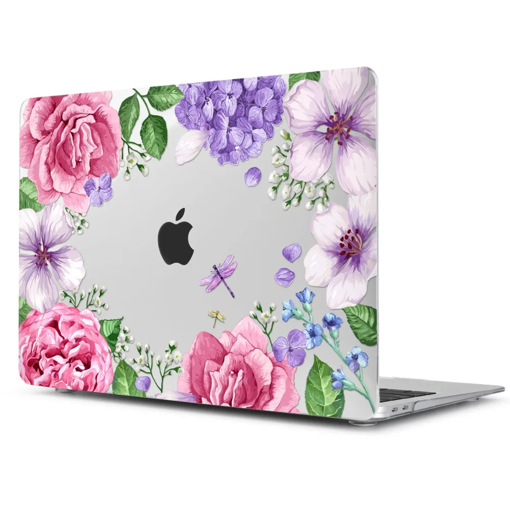Чехол чехол для ноутбука MacBook Air 11 A1465/air 13 A1932 A1466 pro 13 retina 13 A1502 Mac book Pro 13 A2159 цветок чехол