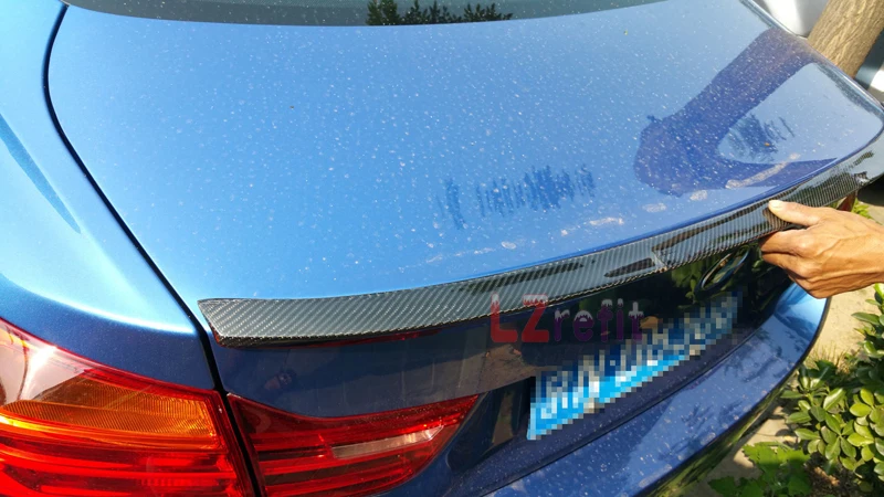 Настоящее углеродное волокно M4 Стиль багажник загрузки спойлер для BMW F32 4-Series Coupe